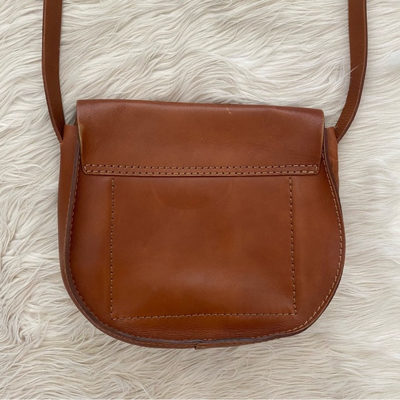 Madewell Brown Leather Western Classic Crossbody Purse Savannah Saddlebag - Picture 10 of 15